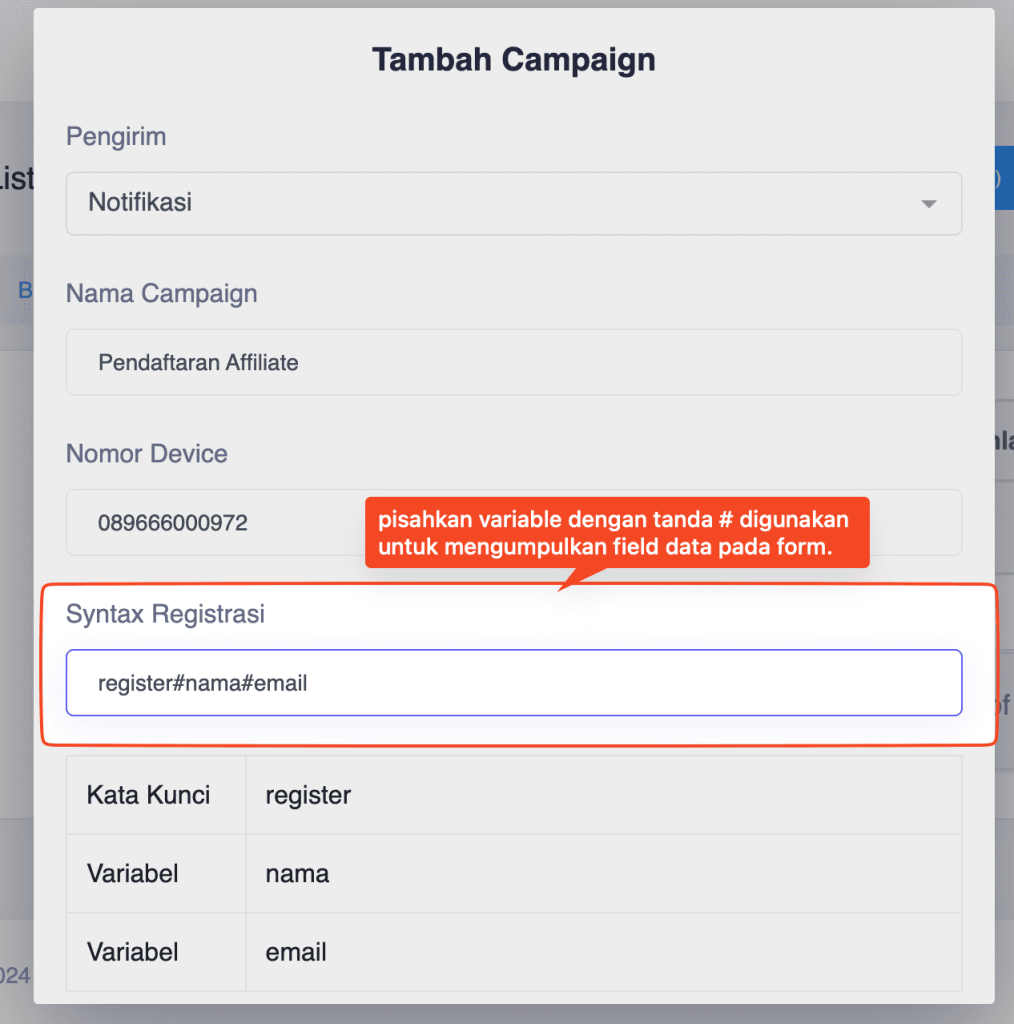 Campaign – Docs Starsender V3